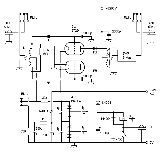 400 W  Valve Amplifier