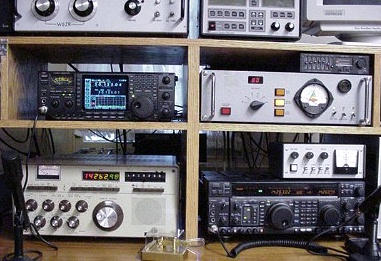 Yaesu Mark V,  Icom 756-Pro, and Signal/One Milspec 1030